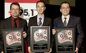 René Doyon, David Lafrenière et Christian Marois sont les «héros scientifiques» de Radio-Canada. (Photo: Luc Lavigne) René Doyon, David Lafrenière et Christian Marois sont les «héros scientifiques» de Radio-Canada. (Photo: Luc Lavigne)