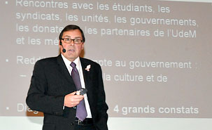 Le recteur avait choisi, en octobre dernier, de rendre sa déclaration annuelle accessible au plus grand nombre. Le recteur avait choisi, en octobre dernier, de rendre sa déclaration annuelle accessible au plus grand nombre.