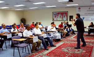 Olivier Trudel a donné des ateliers sur le leadeurship dans le sport à Bahreïn. Olivier Trudel a donné des ateliers sur le leadeurship dans le sport à Bahreïn.