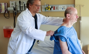 The DUO gown facilitates medical exams