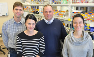 Benjamin Haibe-Kains, Mélanie Laurin, Jean-François Côté, Ariane Pelletier. Source: IRCM